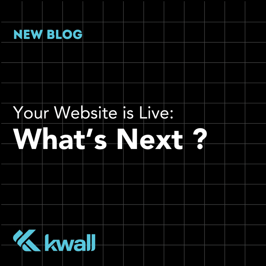 new blog: your website is live. what's next?