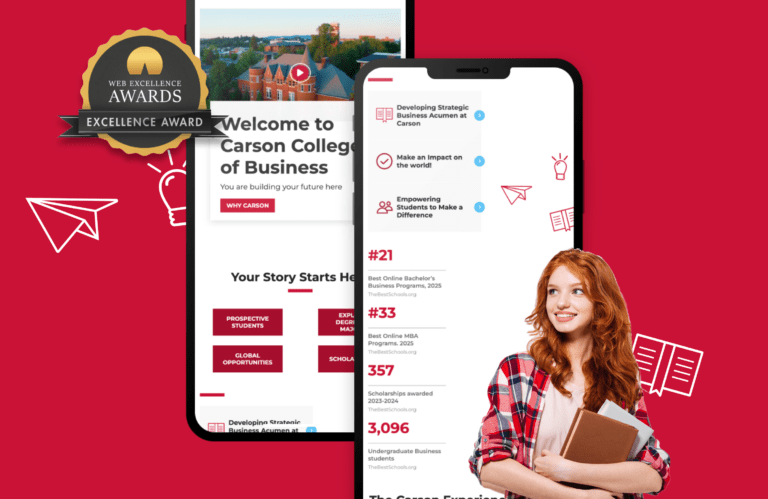 WSU homepage screenshots