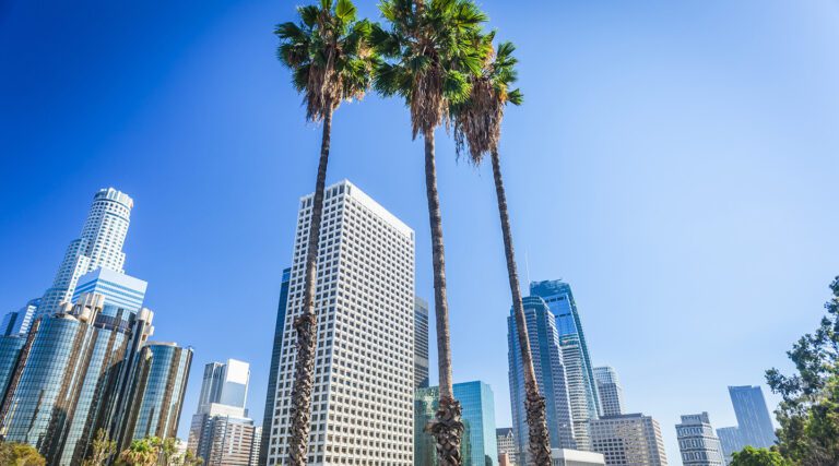 LA skyline