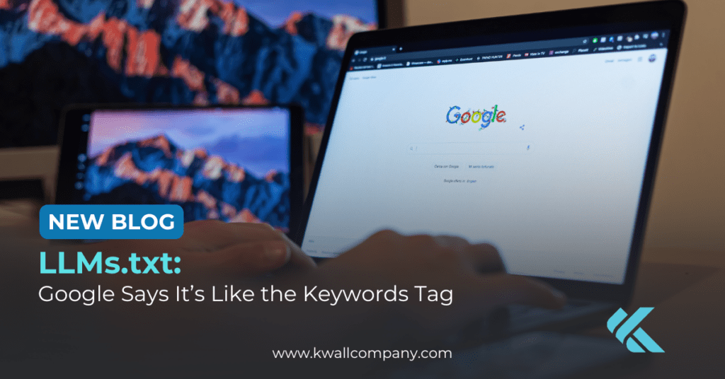 New Blog: LLMs.txt: Google Says It’s Like the Keywords Tag