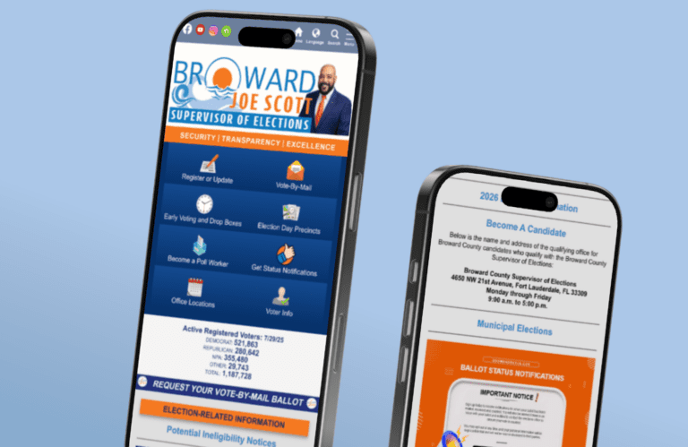 2 homepage mobile mockups